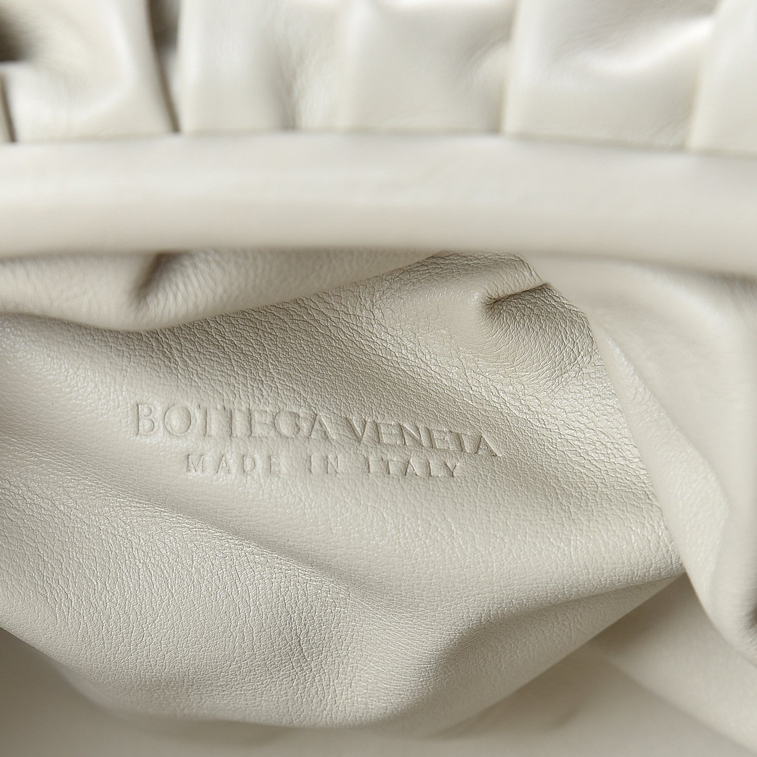 Bottega Veneta Smooth Butter Calf The Pouch Oversized Clutch Mist 5 of 7