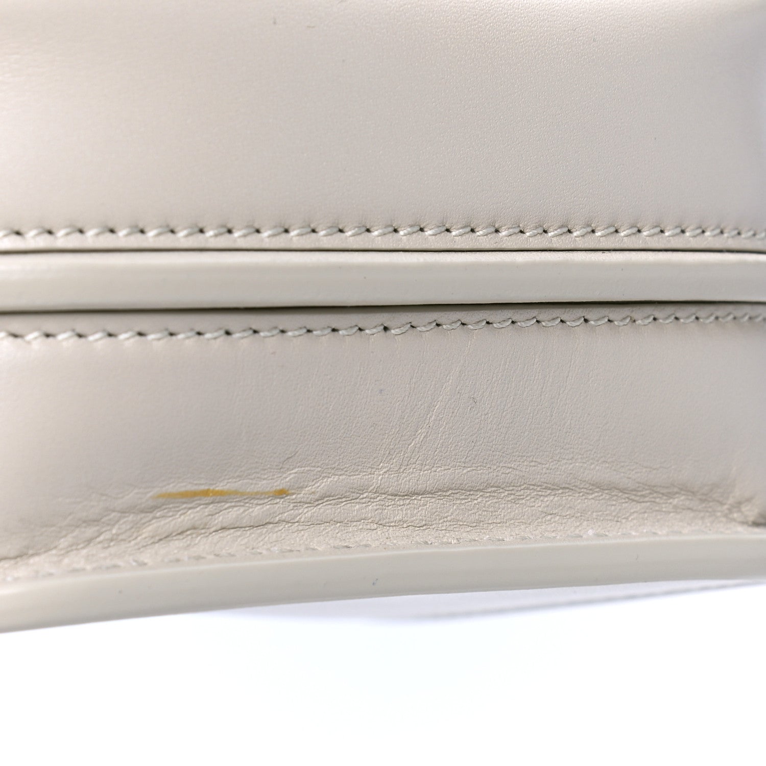Saint Laurent Smooth Calfskin Mini Betty Satchel Ivory 5 of 5