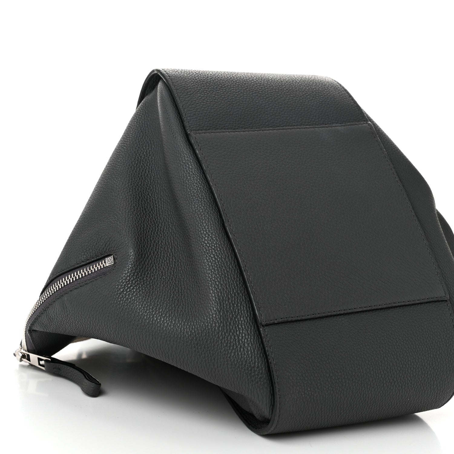Loewe Grained Calfskin Small Hammock Shoulder Bag Grey 9 of 11