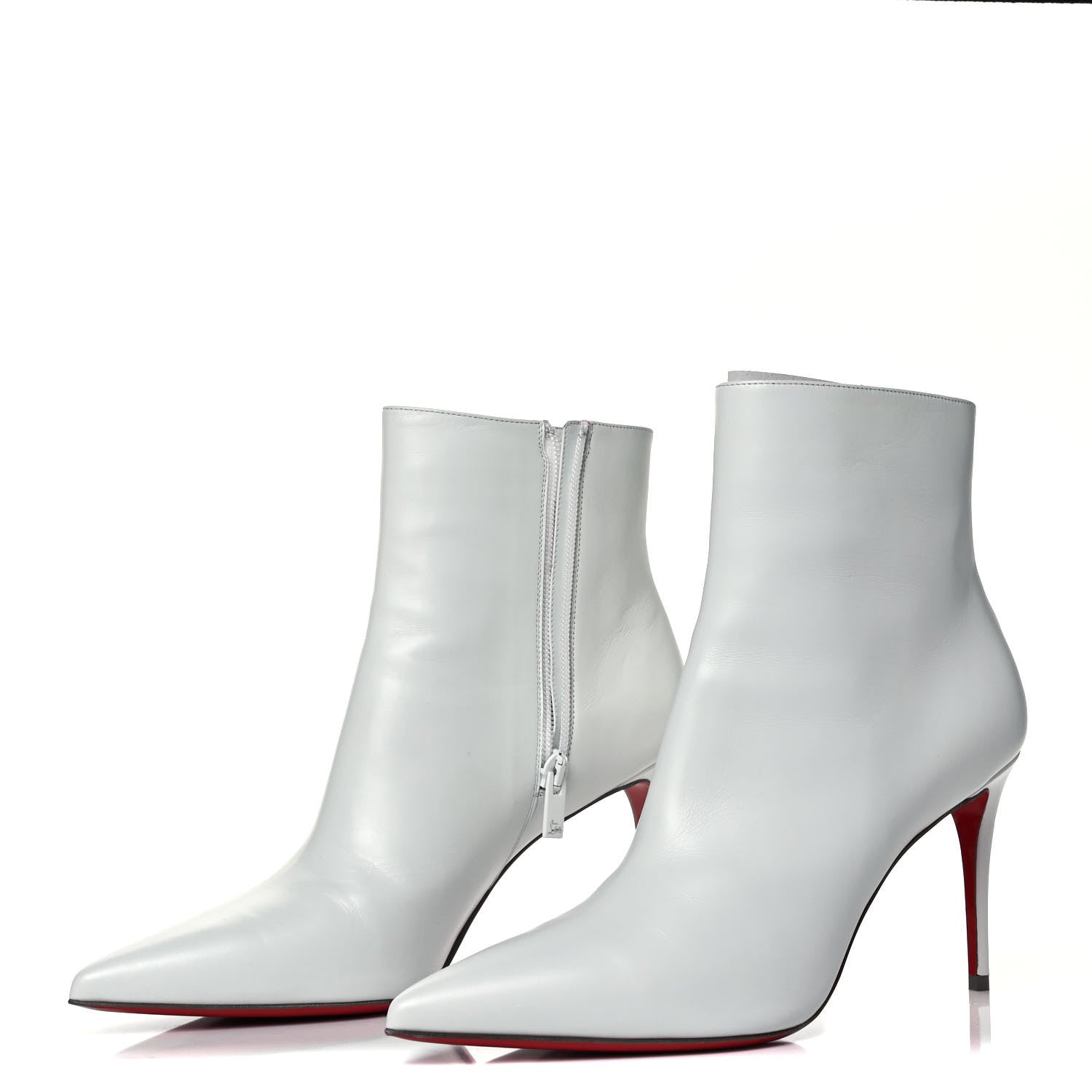 Christian Louboutin Calfskin So Kate Booty 85 Ankle Boots 39.5 White 4 of 8