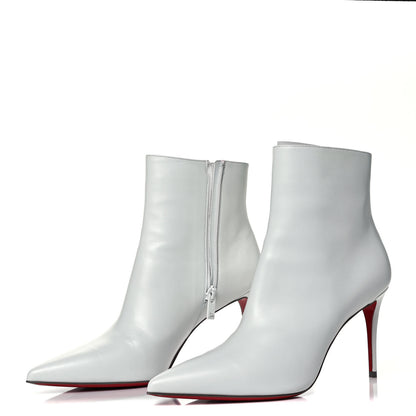 Christian Louboutin Calfskin So Kate Booty 85 Ankle Boots 39.5 White 4 of 8