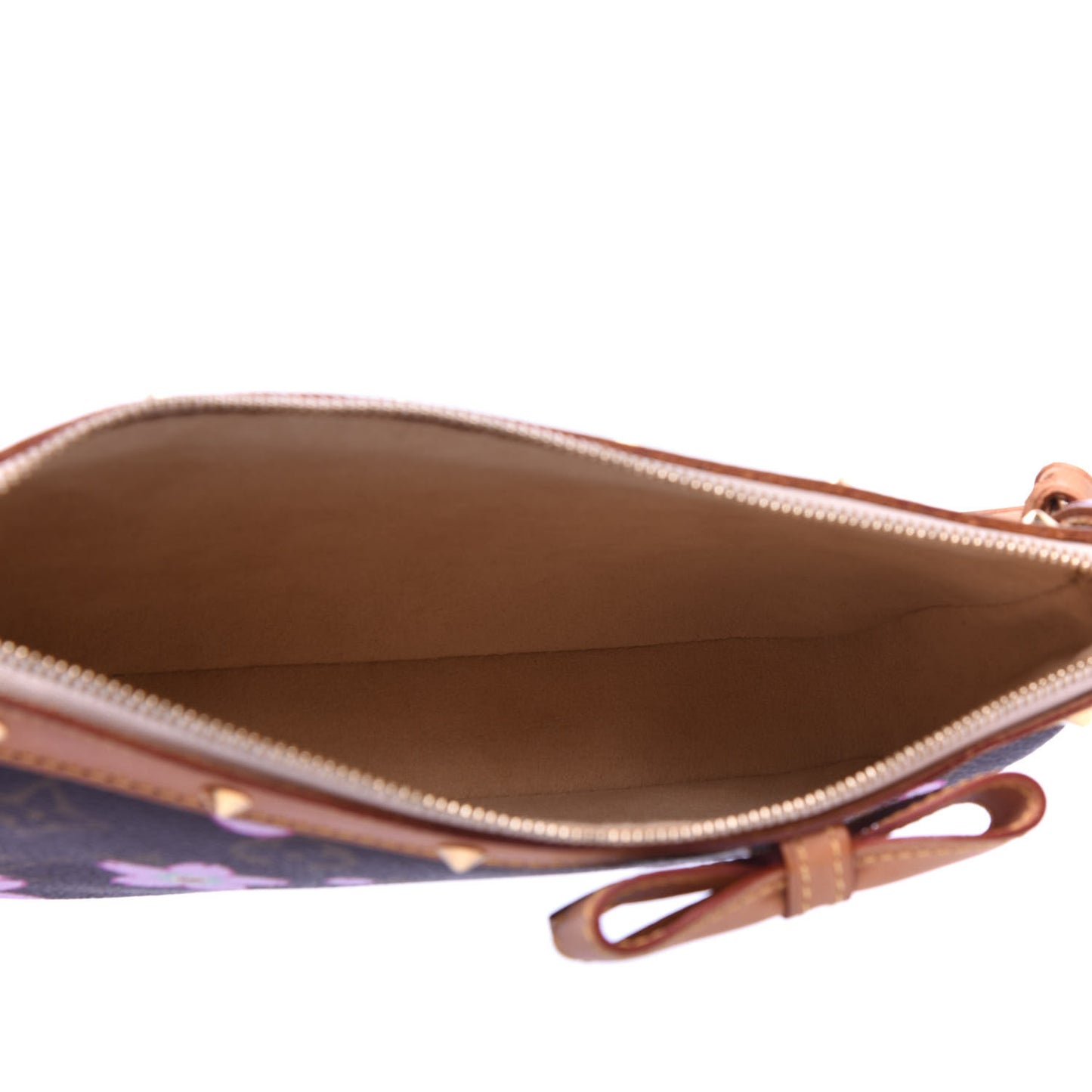 Monogram Cherry Blossom Pochette Accessories Brown