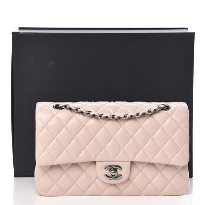 Chanel Caviar Quilted Medium Double Flap Pink 19 of 19