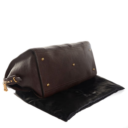 Saint Laurent Sheepskin Large Cabas ChYc Dark Brown 4 of 8