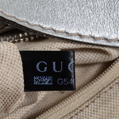 Gucci Metallic Guccissima Medium Sukey Hobo Silver 8 of 9