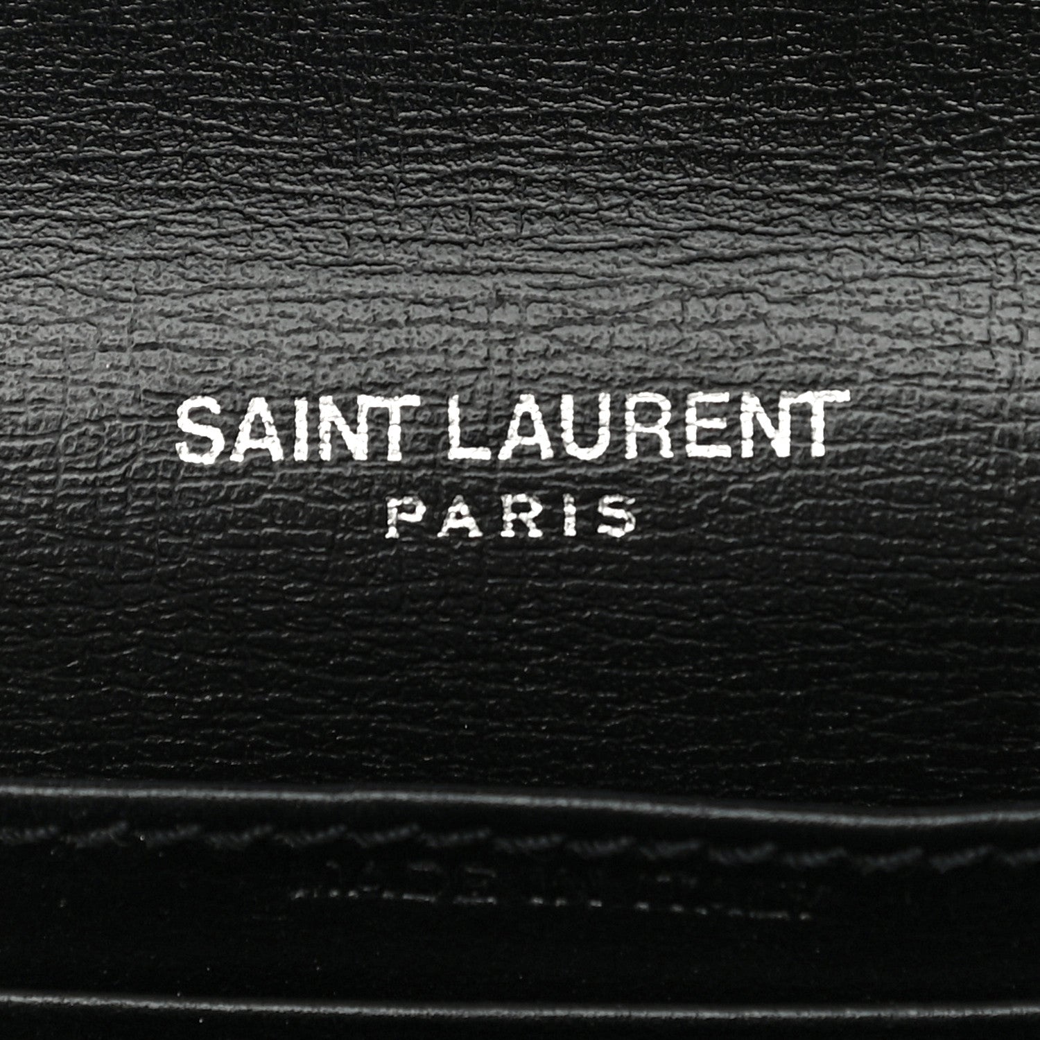 Saint Laurent Calfskin Monogram Sunset Chain Wallet Black 6 of 10