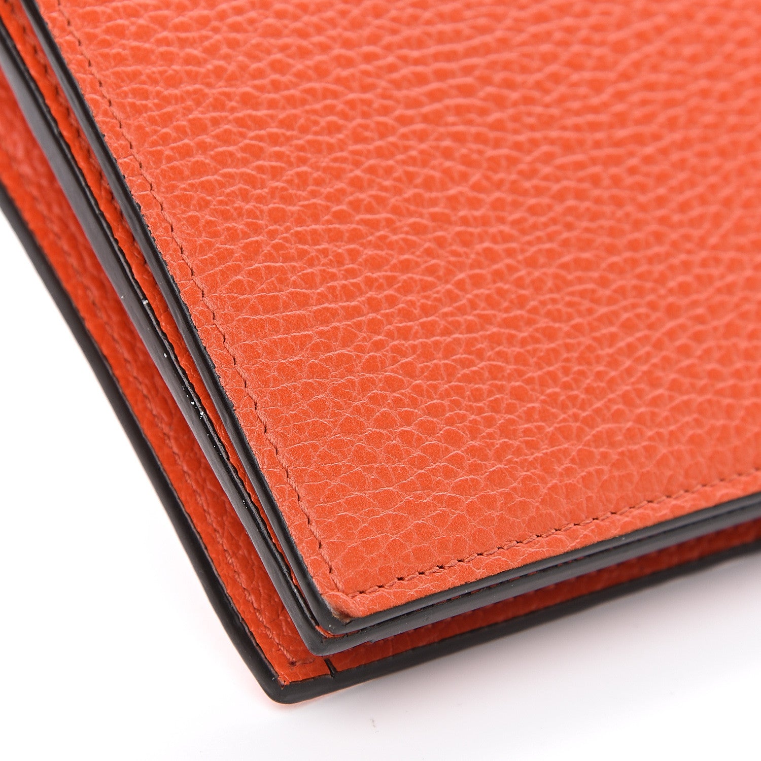 Gucci Dollar Calfskin Medium Betty Chain Wallet Sun Orange 7 of 7