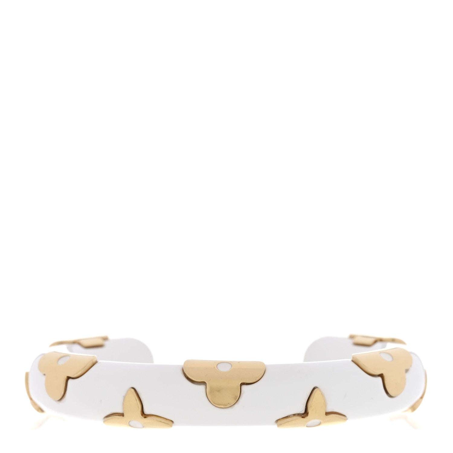 Louis Vuitton Resin Daily Monogram Bracelet S White 1 of 6
