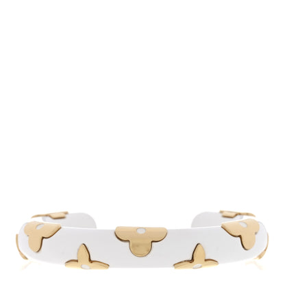 Louis Vuitton Resin Daily Monogram Bracelet S White 1 of 6