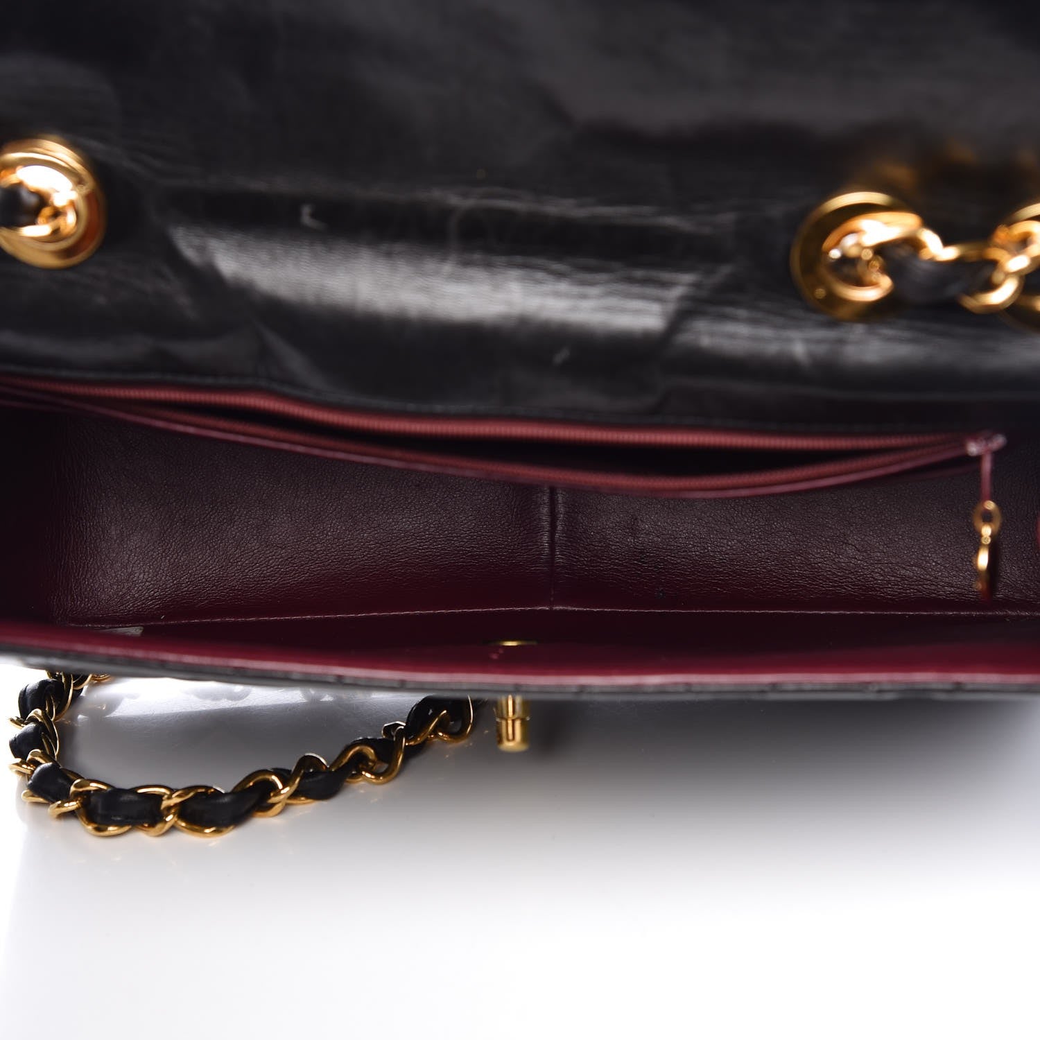 Chanel Lambskin Quilted Jumbo Single Flap Black 5 of 16