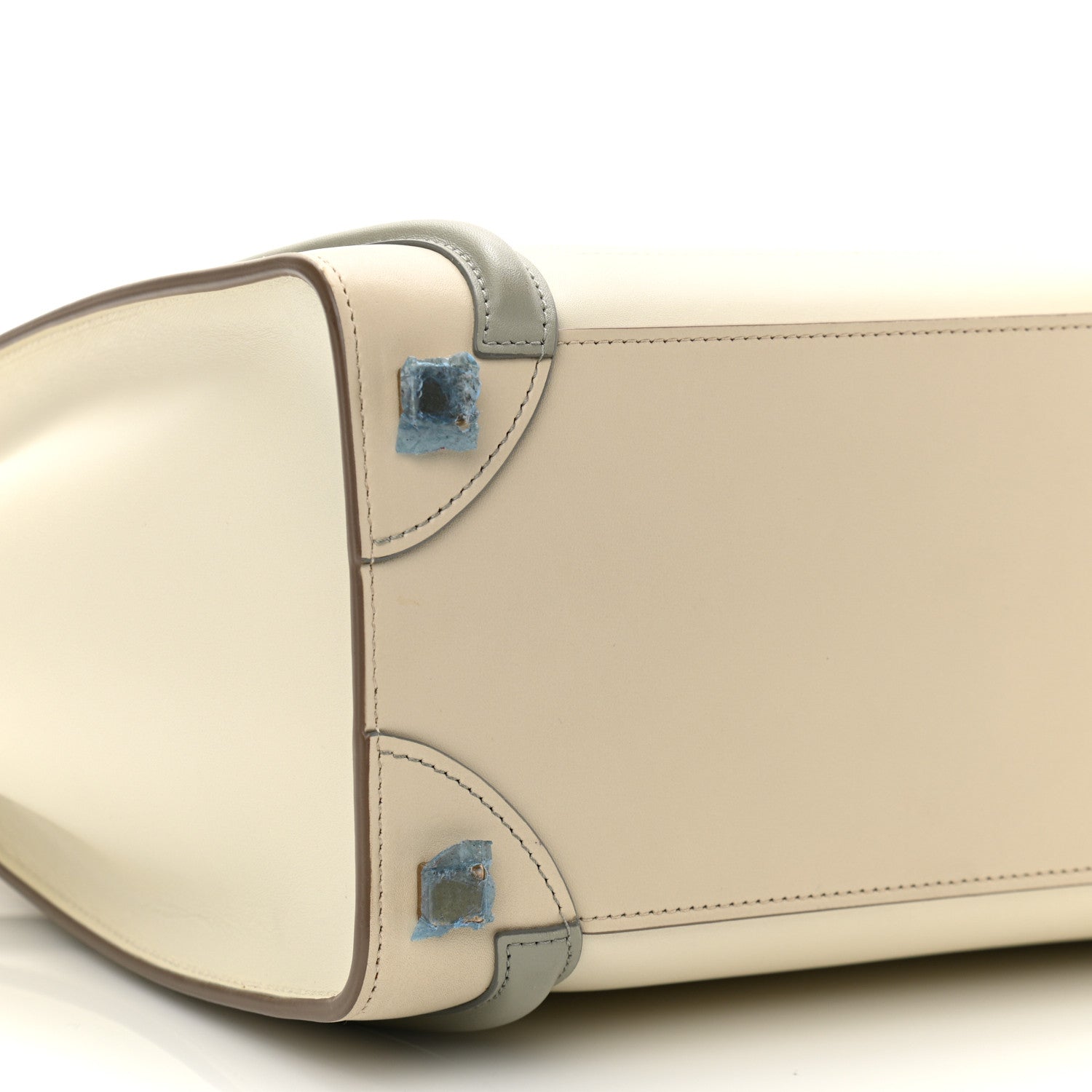 Celine Shiny Smooth Calfskin Micro Tri-Color Luggage Natural 9 of 12