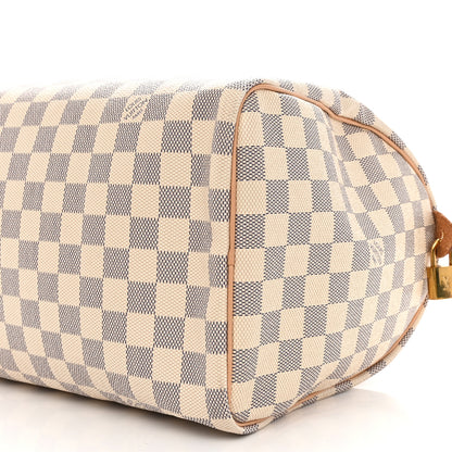 Louis Vuitton Damier Azur Speedy 30 8 of 8