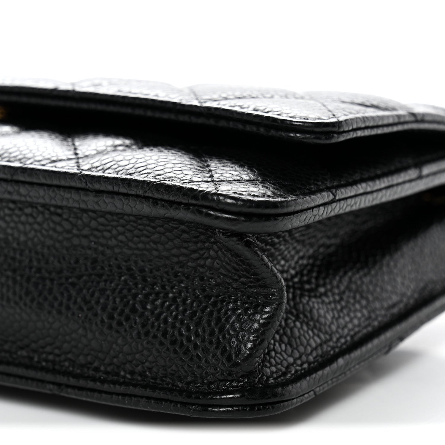 Chanel Caviar Quilted Wallet On Chain WOC Black 10 of 11