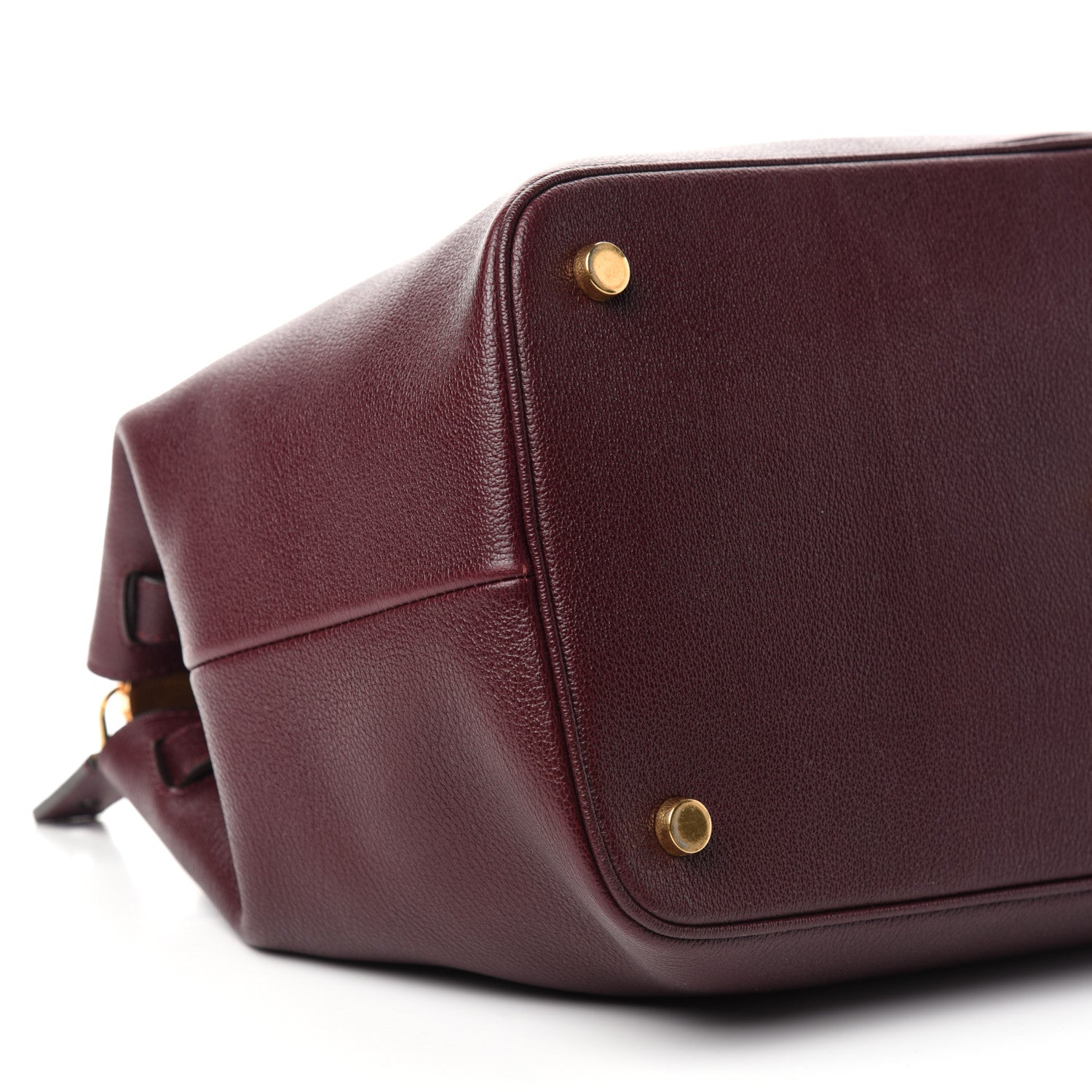 Tom Ford Grained Calfskin Satchel Burgundy 6 of 8