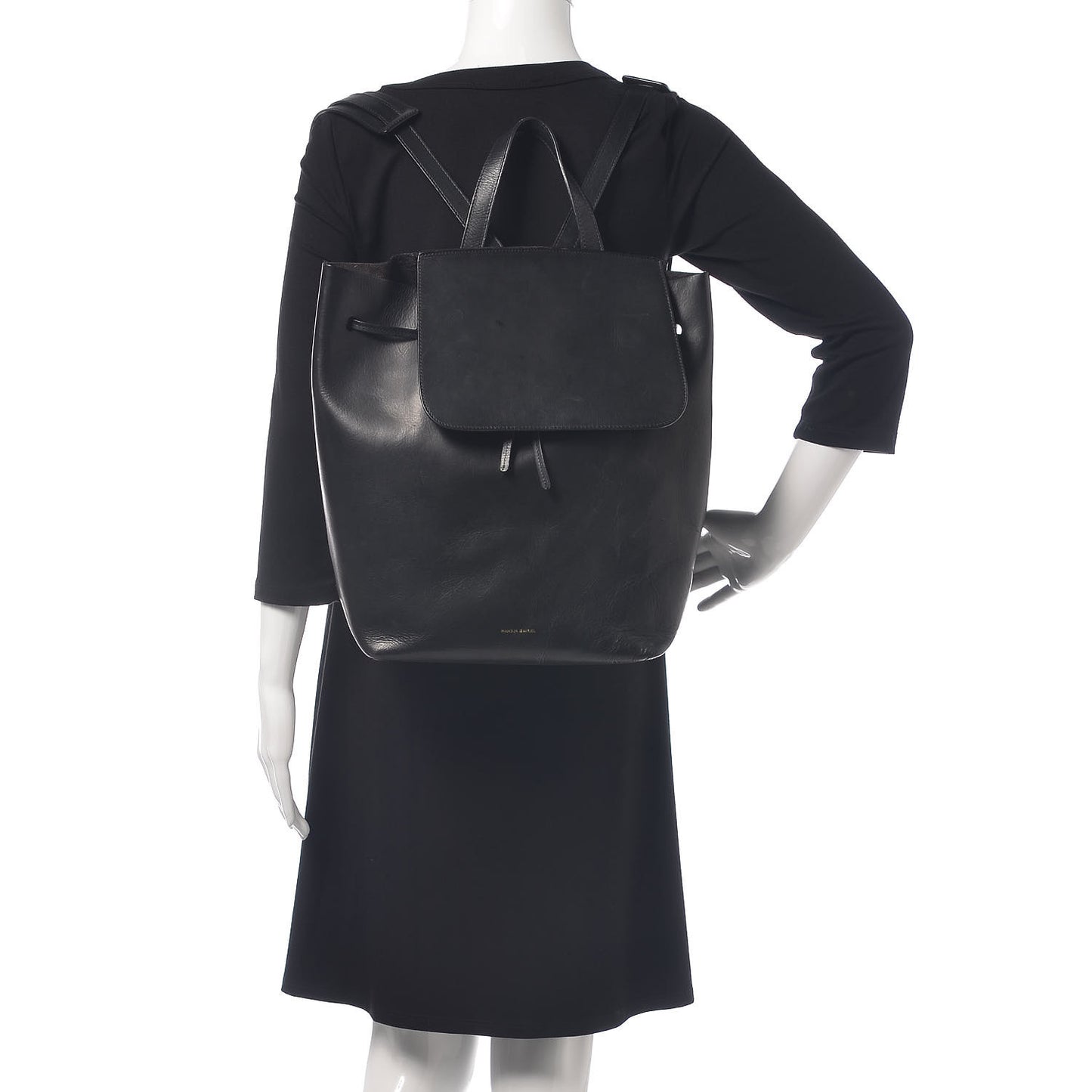 Vegetable Tanned Calfskin Backpack Black