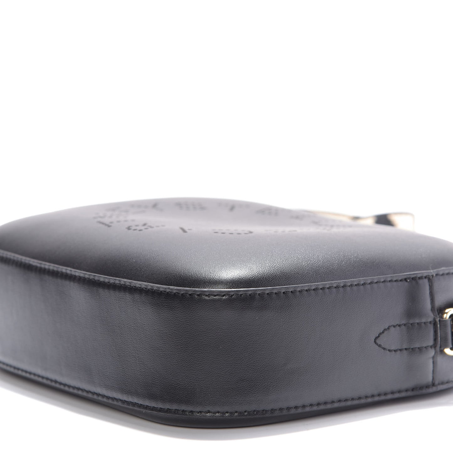 Eco Alter Nappa Perforated Logo Mini Bag Black