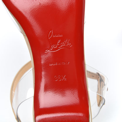 Christian Louboutin Patent PVC Nosy Flats 36.5 Nude Transparent 8 of 13