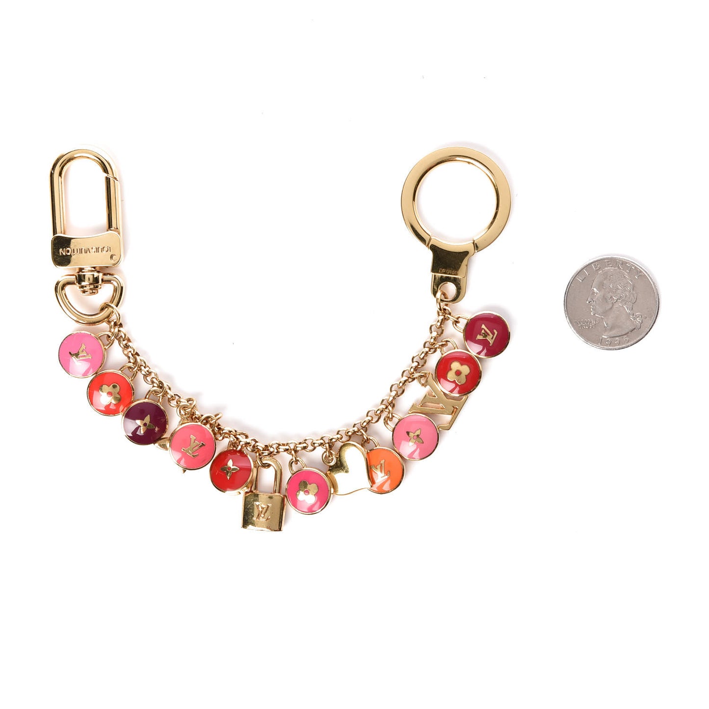 Pastilles Key Chain Bag Charm Rouge