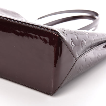 Louis Vuitton Vernis Wilshire MM Amarante 8 of 9
