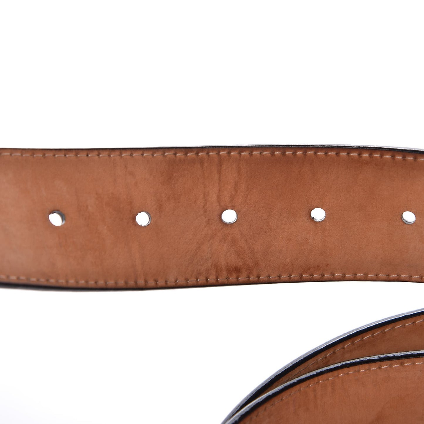 Epi Electric 40mm LV Initiales Belt 85 34 Black