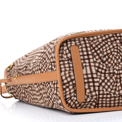 MCM Visetos Medium Liz Reversible Shopper Tote Cognac 14 of 14