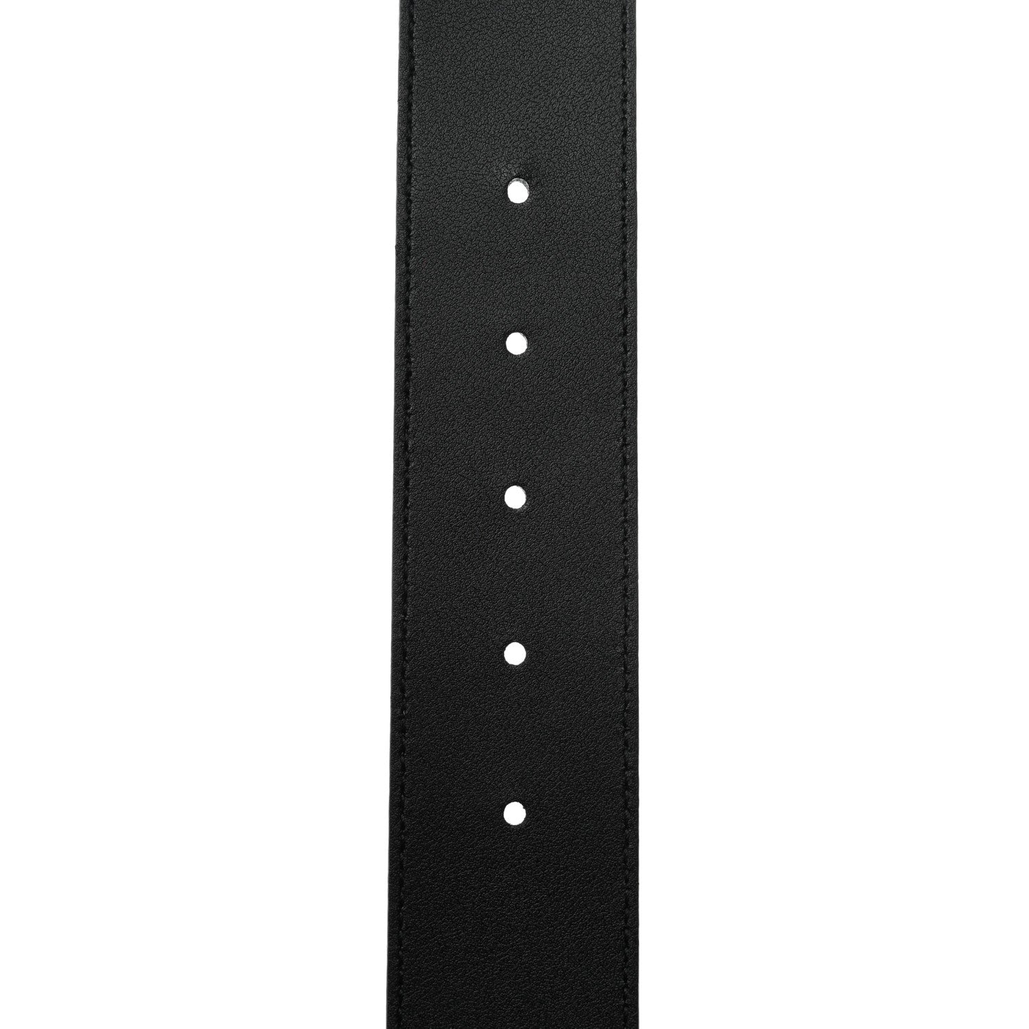 Gucci Textured Calfskin Double G 40mm Belt 75 30 Black 4 of 5