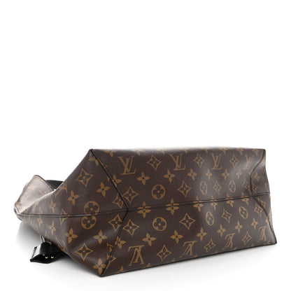 Louis Vuitton Monogram Flower Hobo Black 4 of 9