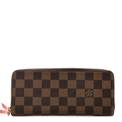 Louis Vuitton Damier Ebene Clemence Wallet Cherry 7 of 7