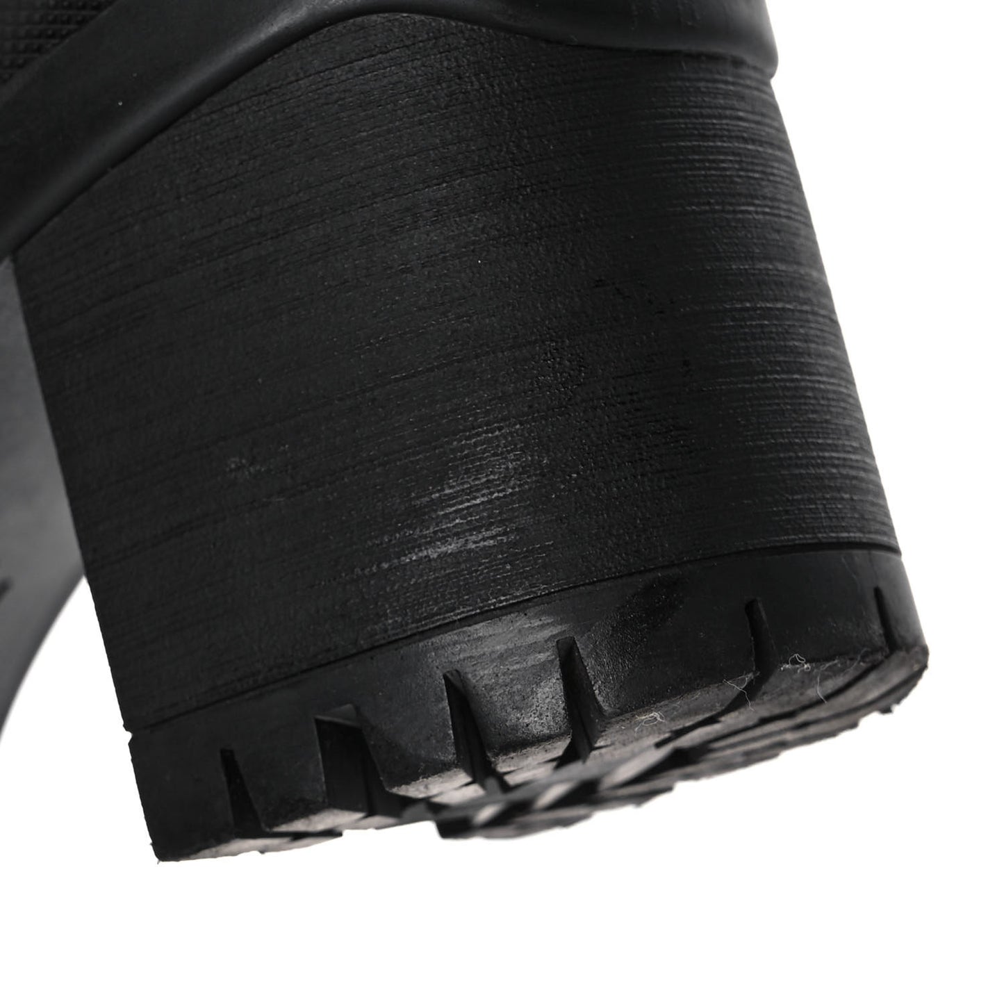 Nylon Lug Sole Chelsea 55mm Boots 39 Black