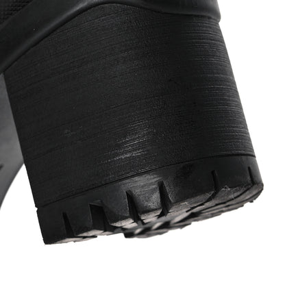 Prada Nylon Lug Sole Chelsea 55mm Boots 39 Black 11 of 12