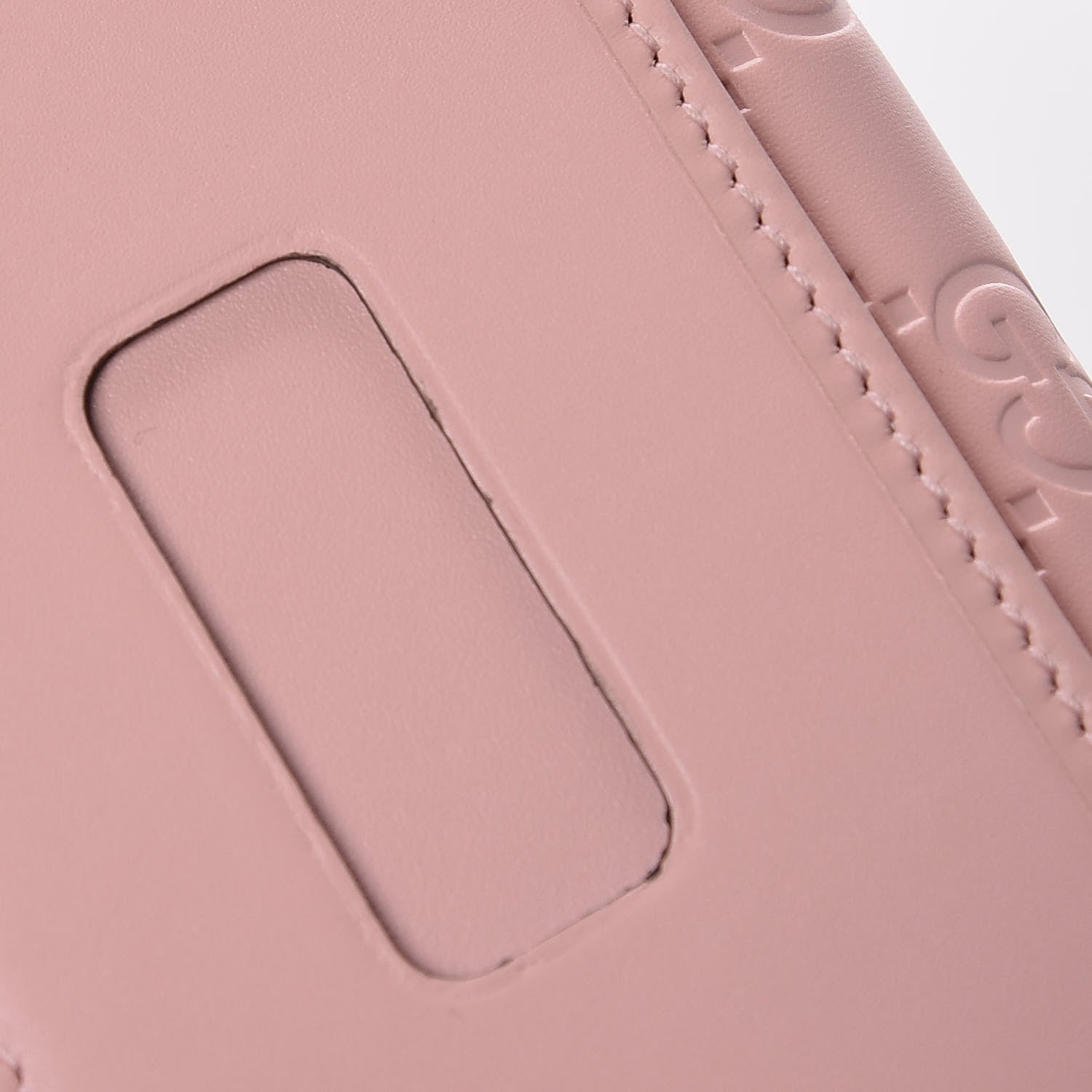 Gucci Guccissima Signature Crystal Cat Zip Around Card Case Light Candy Pink 8 of 13