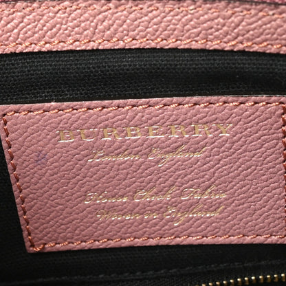 Burberry Soft Grain Calfskin House Check Small Helmsley Crossbody Dusty Pink 6 of 11