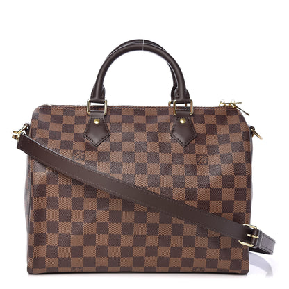 Louis Vuitton Damier Ebene Speedy Bandouliere 30 1 of 10