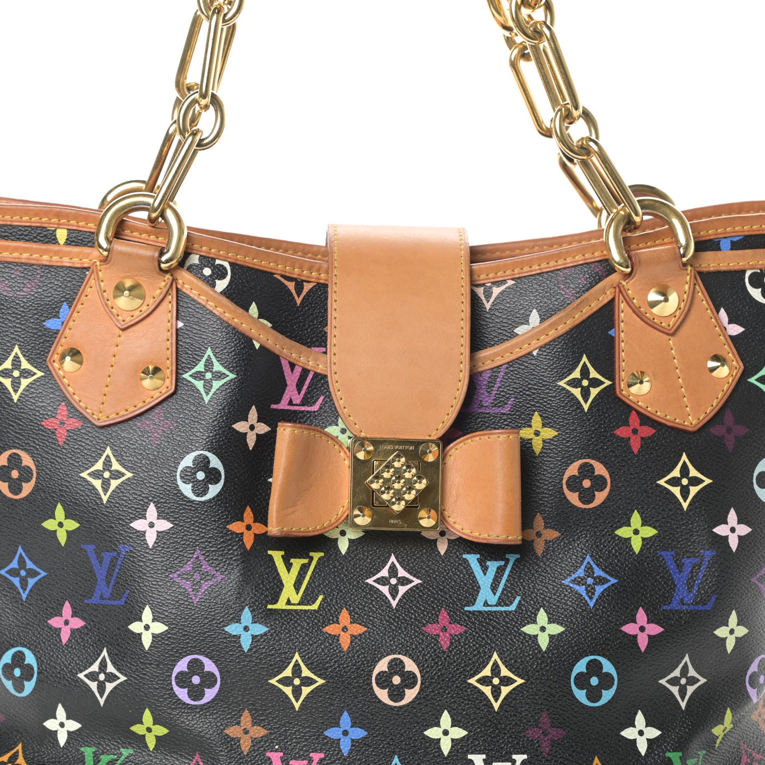 Louis Vuitton Monogram Multicolor Annie GM Black 7 of 9