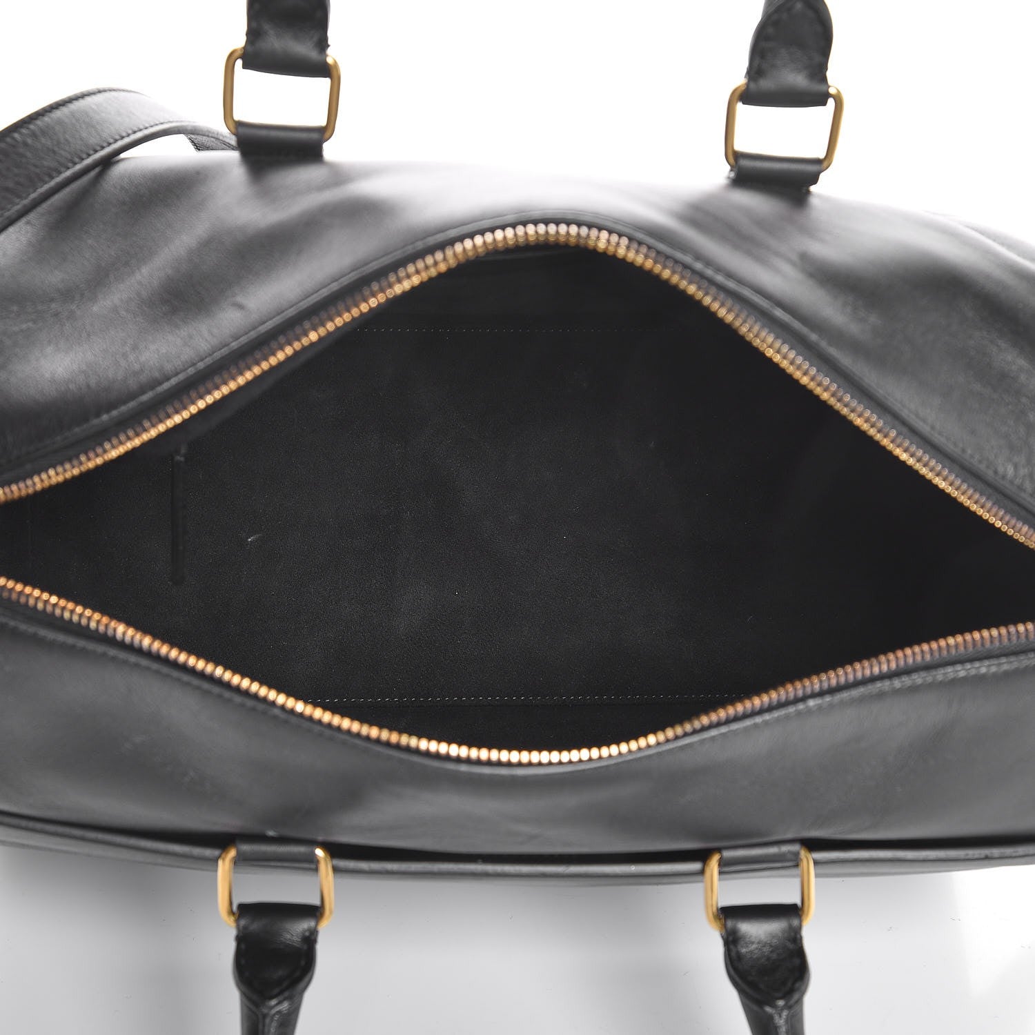 Saint Laurent Calfskin Classic Duffle 6 Black 5 of 16