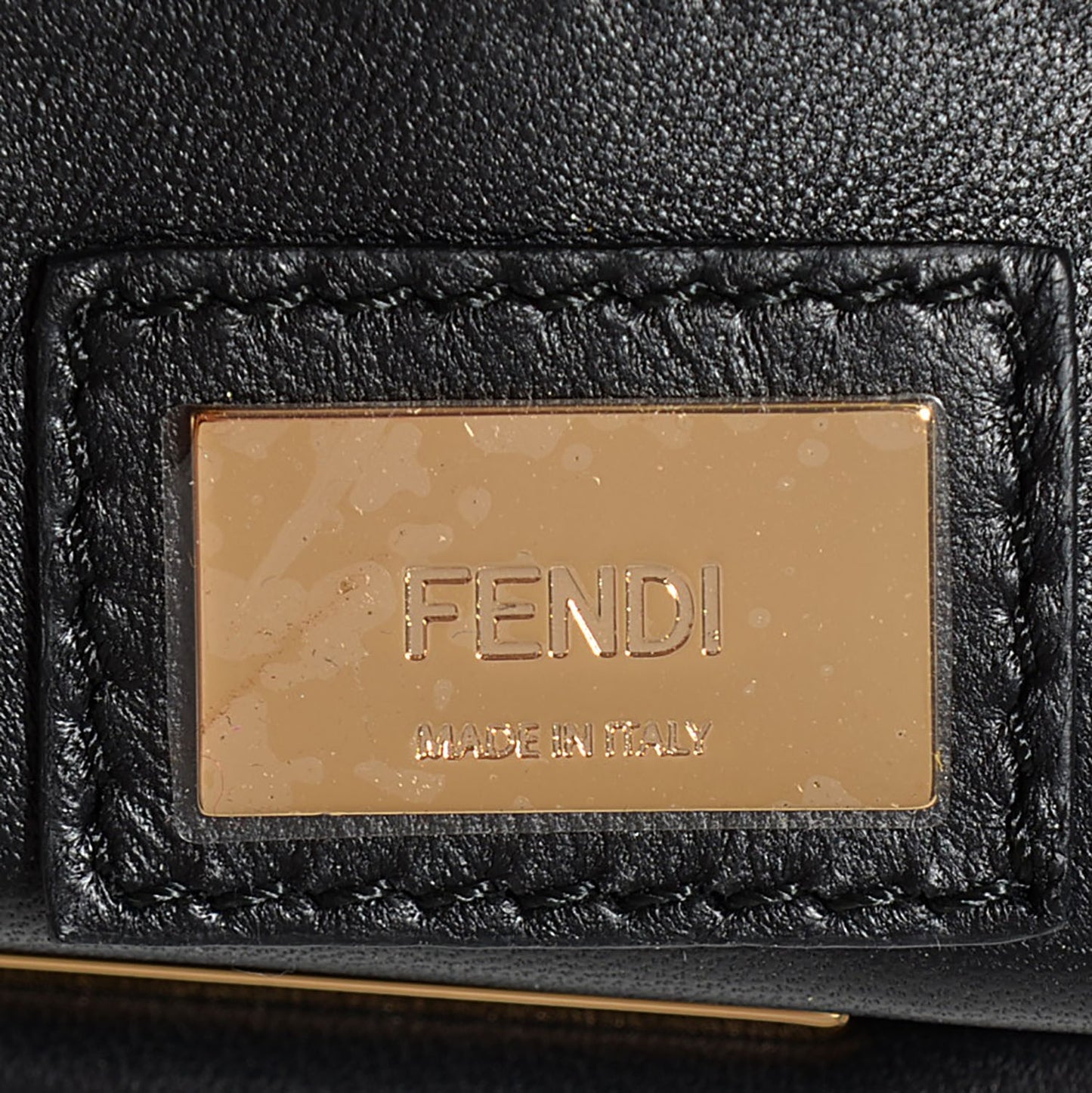 Nappa Mini Peekaboo Iconic Satchel Black