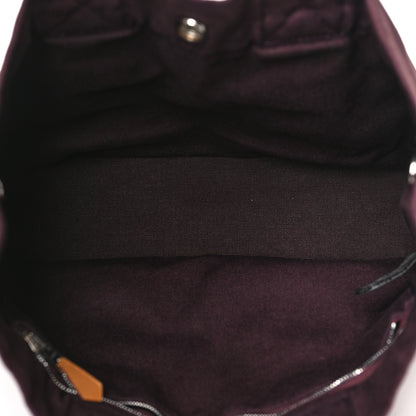 Hermes Canvas Herline PM Tote Rouge H 5 of 8