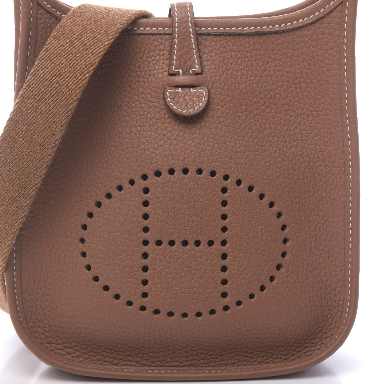 Hermes Taurillon Clemence Evelyne TPM Gold 8 of 11