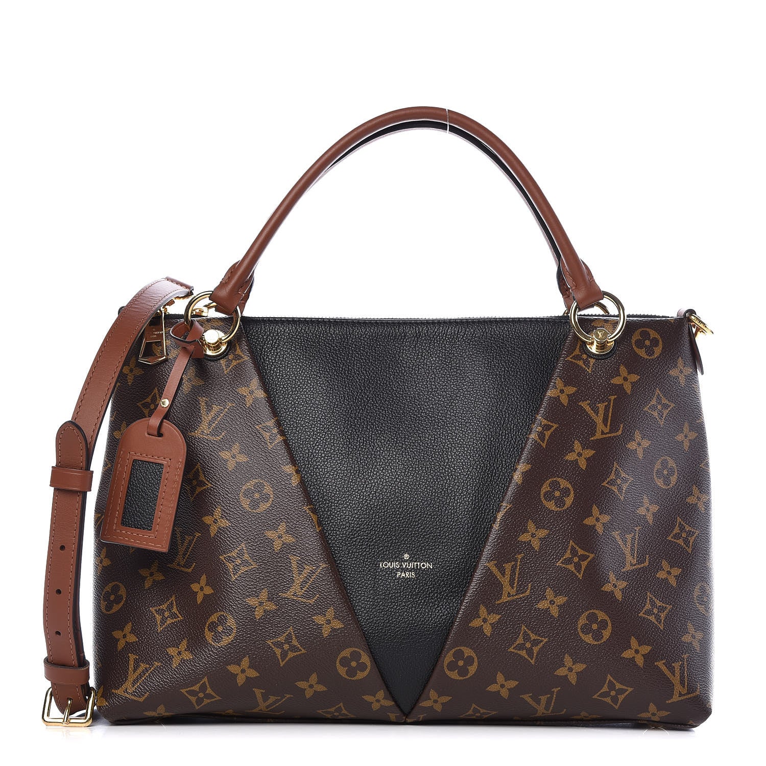 Louis Vuitton Monogram V Tote MM Black 1 of 13