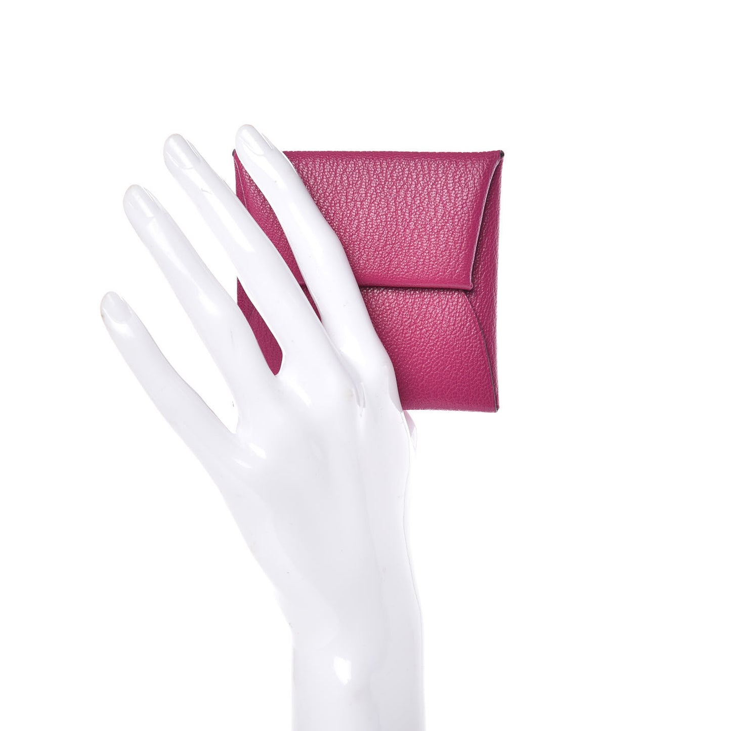 Chevre Mysore Bastia Coin Purse Rose Pourpre