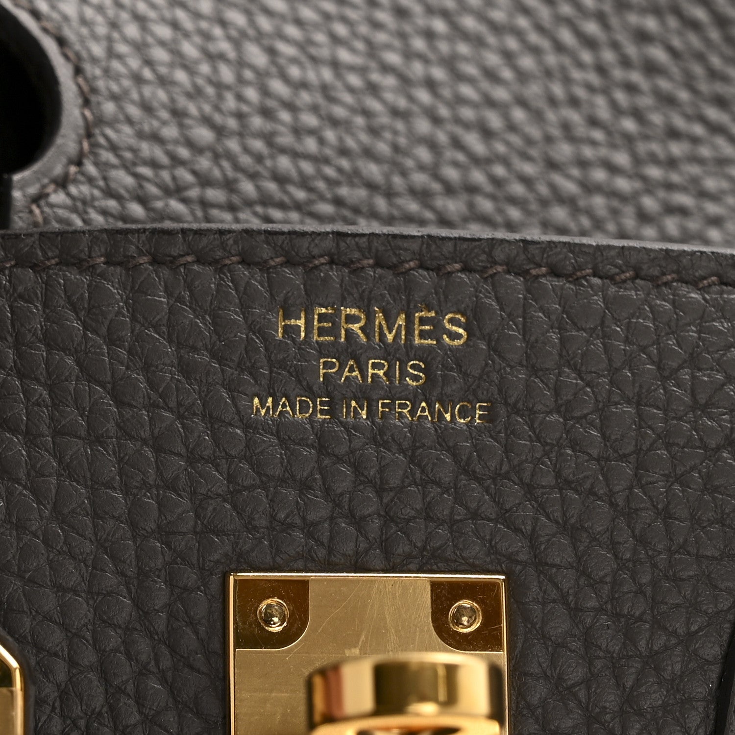 Hermes Togo Birkin 25 Etain 6 of 13