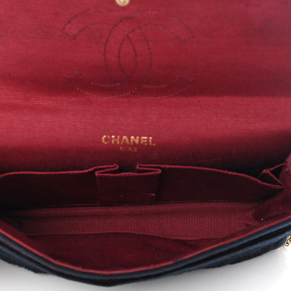 Chanel Jersey Quilted Medium Double Flap Black 4 of 10