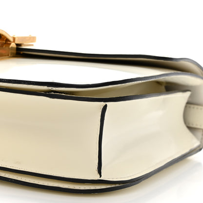 Celine Spazzolato Calfskin Medium Classic Box Flap Bag White 11 of 16