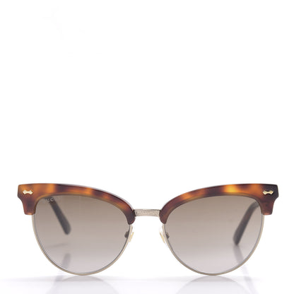 Gucci Acetate Damascato Cat Eye Sunglasses GG0055S Tortoise Gold 2 of 8