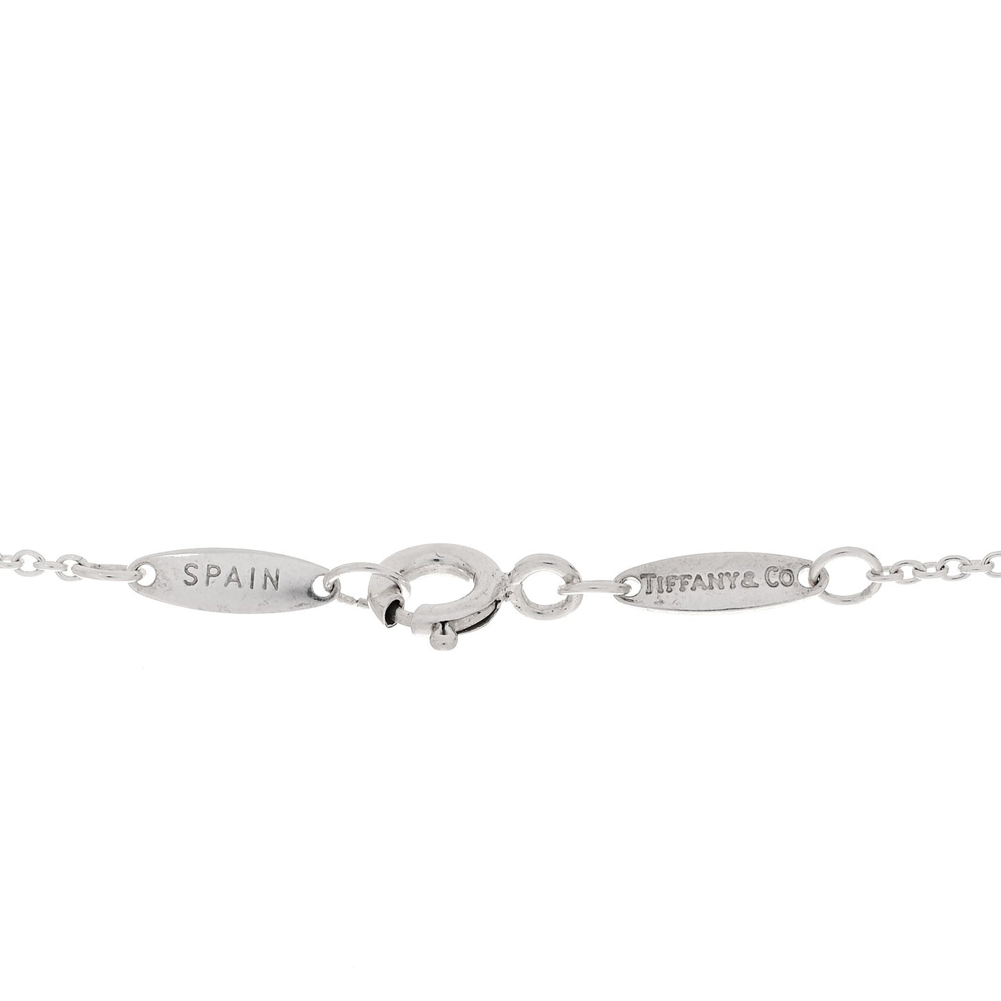 Sterling Silver Elsa Peretti Square Bottle Pendant Necklace