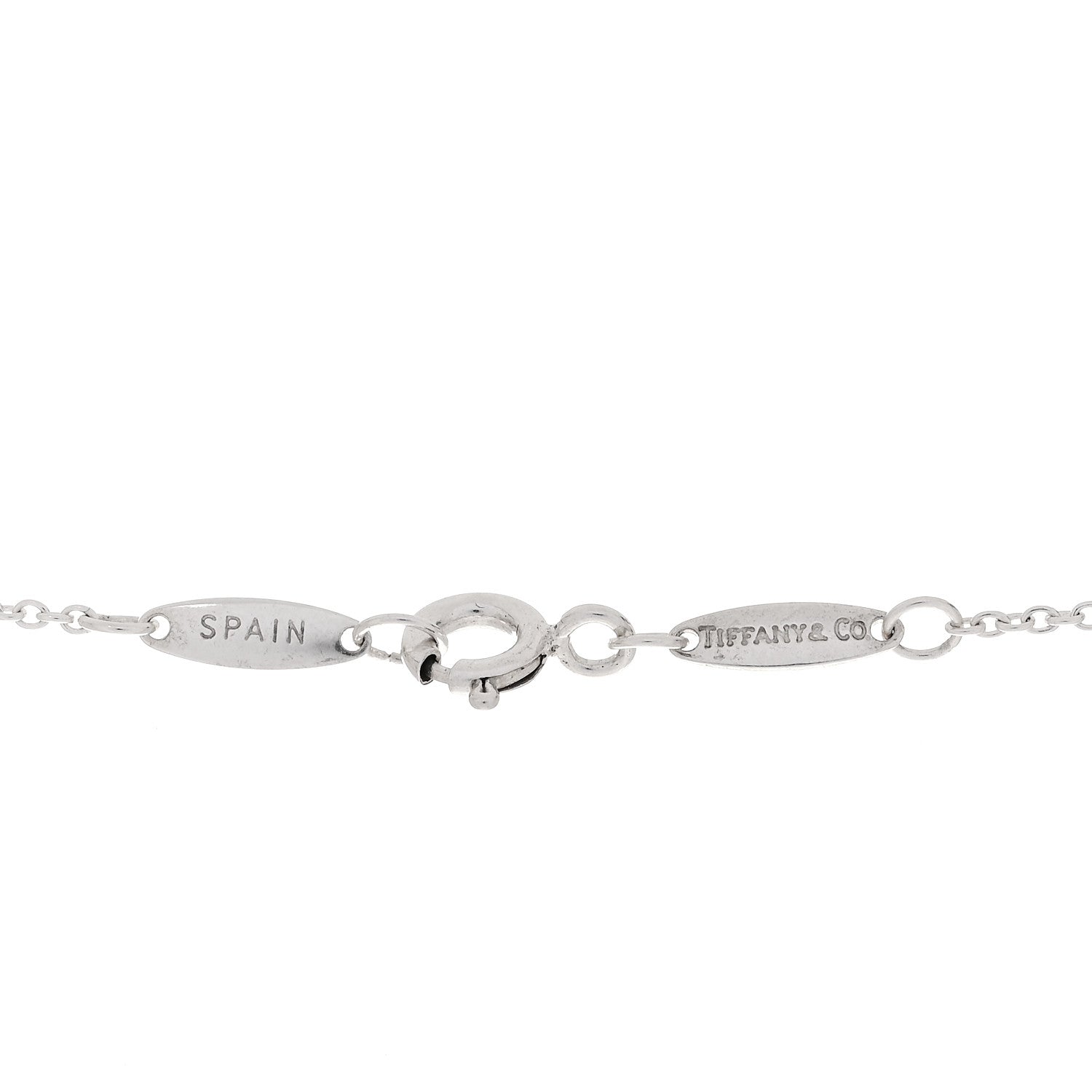 Tiffany Sterling Silver Elsa Peretti Square Bottle Pendant Necklace 5 of 5