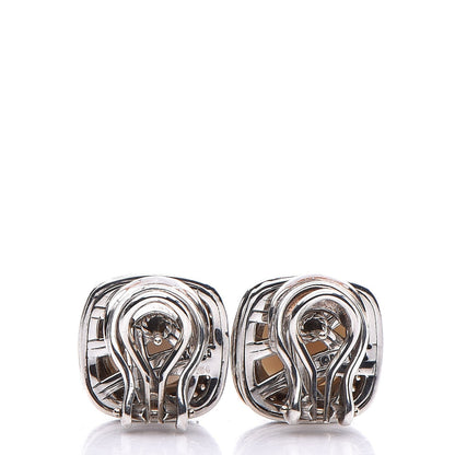 David Yurman Sterling White Agate 11mm Albion Earrings 3 of 6