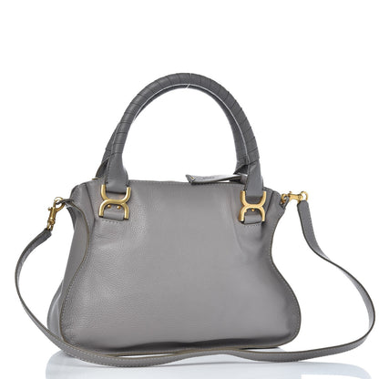 Chloe Calfskin Medium Marcie Satchel Cashmere Grey 4 of 8