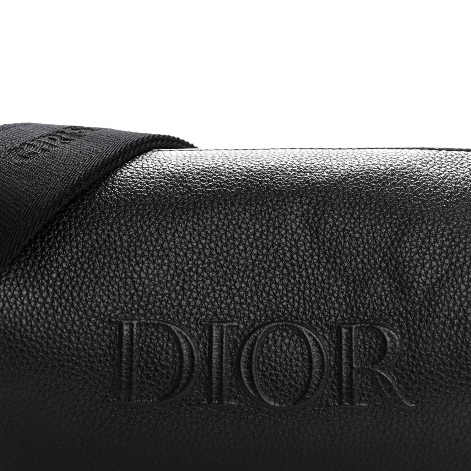 Christian Dior HOMME Grained Calfskin Mens Roller Messenger Black 8 of 13