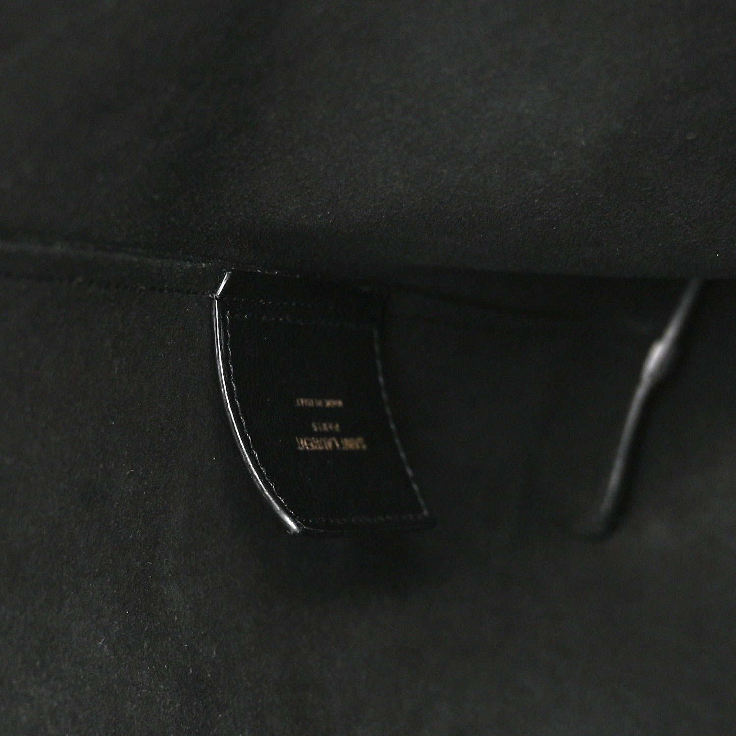 Saint Laurent Calfskin North-South Shopping Tote Black 6 of 12